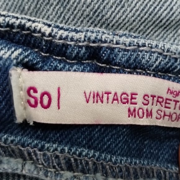 SO Paperbag Waist High Rise Vintage Mom Shorts - Picture 10 of 11